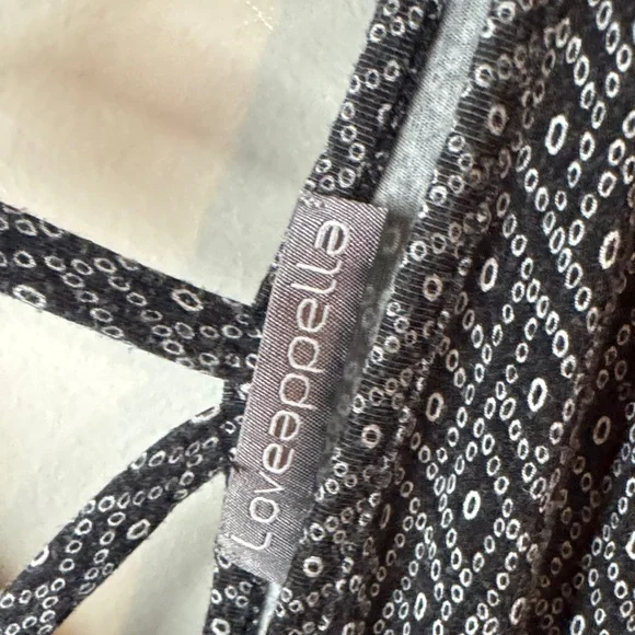 Loveappella Ciara Knit Jumpsuit in Black & White - Picture 4 of 12